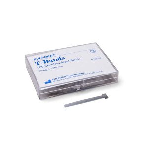 Pulpdent Matrix T Bands Straight Narrow Stainless