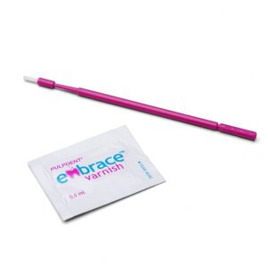 Pulpdent Embrace Varnish - 5% Sodium Fluoride with CXP with Applicator Brush