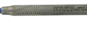 2037T - Depth  Gage (4-6-8-10-12-14-16mm) Titanium