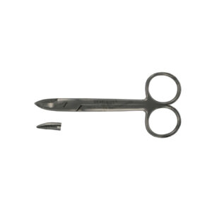 POWER DENTAL USA Crown Scissors Curved 10.5cm, CVD  Serrated
