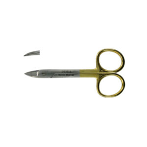 POWER DENTAL USA Crown Scissors 10.5cm CVD Serrated T/C