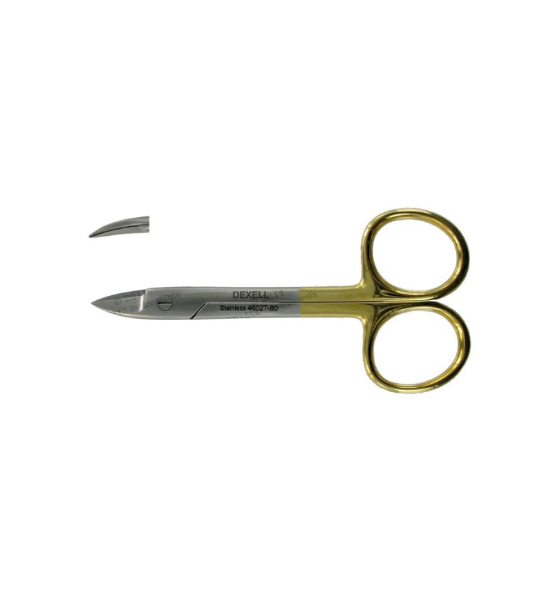 POWER DENTAL USA Crown Scissors 10.5cm CVD Serrated T/C
