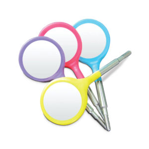 Zirc - Crystal HD #4 Double Sided Vibrant Assorted Mirror Head (4pk)