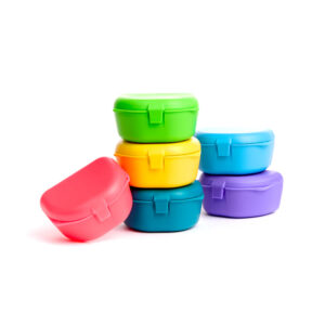 Zirc - Retainer Box 1-1/2" Deep Assorted Colors (12pk)