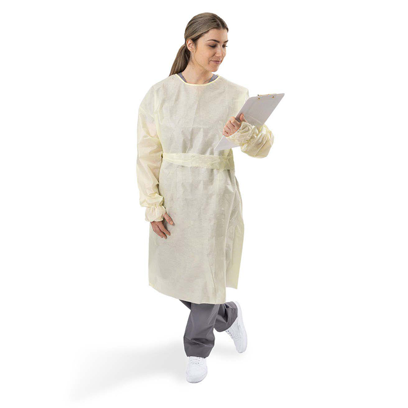 Disposable Isolation Gown Level 2 AAMI -1 White Gown