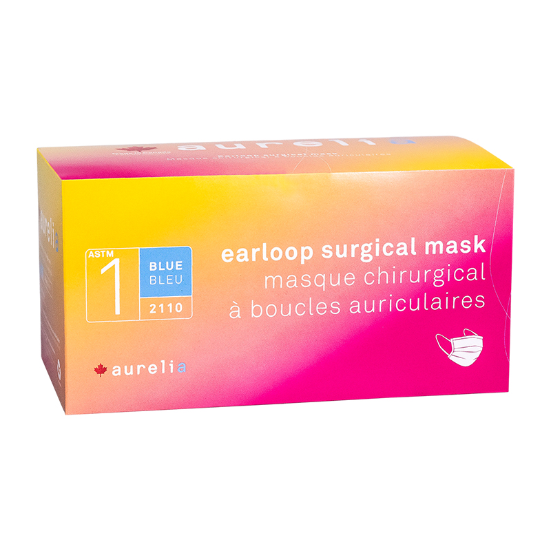 Aurelia Canadian Made Earloop Masks Level 1