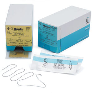 Quala Sutures Chromic Gut, Reverse Cutting