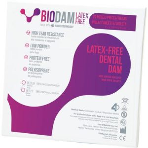 4D RUBBER BIODAM® Violet Polyisoprene DAM