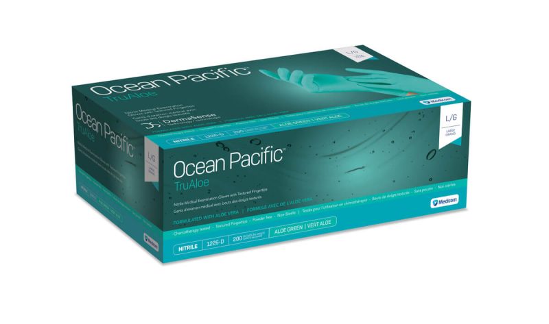 Ocean Pacific™ TruAloe Nitrile PF Gloves