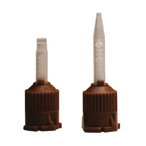 QUALA Temporary Cement Mix Tips, Brown 1:1 ratio