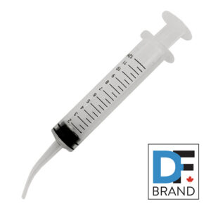 DF Brand 12ml Curved Tip Syringe