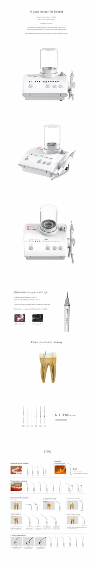 WOODPECKER ULTRASONIC SCALER