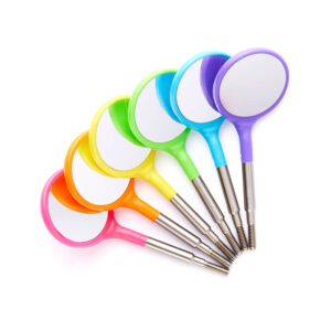 Zirc - Crystal HD #4 or #5 Vibrant Assorted Mouth Mirrors (12pk)