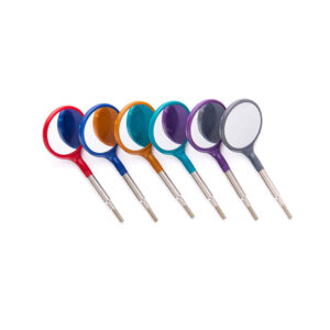 Crystal HD #4 or #5 Jewel Assorted Mouth Mirror (12pk)