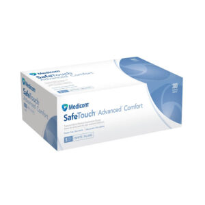 Medicom SafeTouch Advanced Comfort White Nitrile Gloves