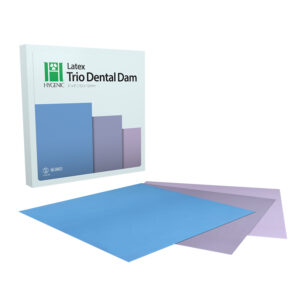 Hygenic® Trio Latex Dental Dam 6" X 6" Medium