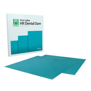 Hygenic Non-Latex HR Dental Dam 6"X6" Medium Teal