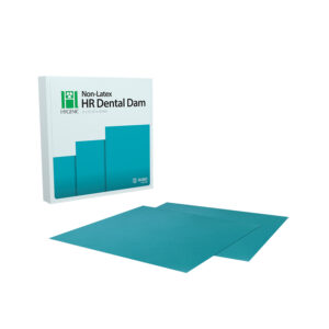 Hygenic Non-Latex HR Dental Dam 5"X5" Medium Teal