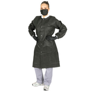 Medicom SafeWear High Performance Lab Coat Black
