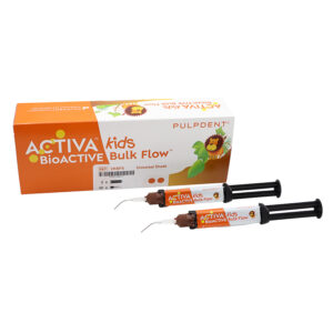 PULPDENT ACTIVA BioACTIVE Bulk Flow KID'S Twin Pack Kit (ShadeFusion)