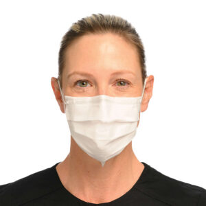 Crosstex Ultra Sensitive Earloop Mask with Secure Fit Mask Technology ASTM Level 3 White
